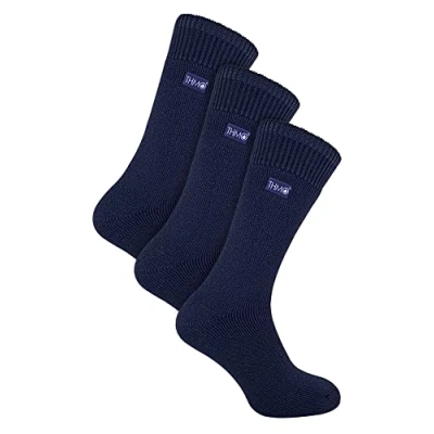 Abbildung von THMO 3er Pack Multipack Herren Winter Extra Warm Thermosocken (39 45, Marine)
