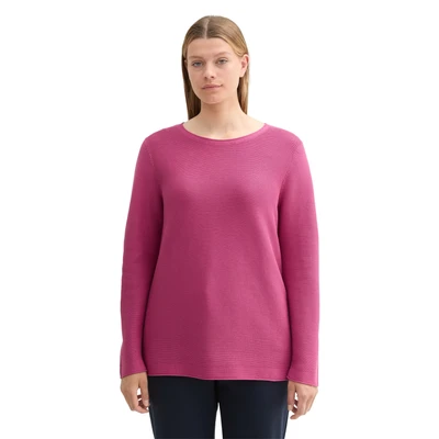 Abbildung von TOM Tailor Strickpullover, Damen, Größe: 44, Pink velvet