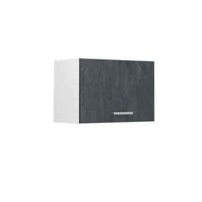 Abbildung von Vicco Hängeschrank R Line, Schwarz Beton/Weiß, 60 cm Flach