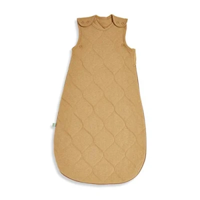 Abbildung von The Little Green Sheep Baby Sleeping Bag 0 6 Months, Quilted Organic Linen &amp; Cotton Bag, 2.5 Tog for All Year Round, Honey