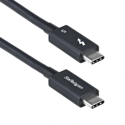 Abbildung von StarTech.com 1m Thunderbolt 5 Kabel, 80Gbps, 120Gbps, 240W PD, 8K60Hz, zertifiziertes TB4, USB4, USB C
