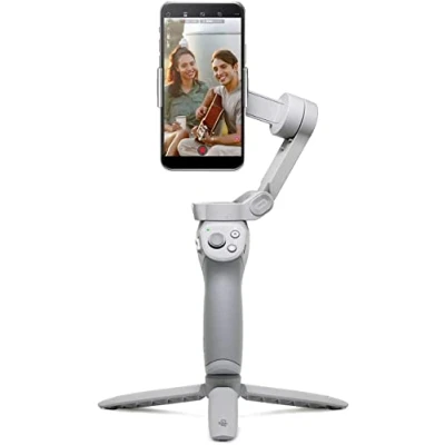 Abbildung von Original OM 4 Combo 3 Achsen Gimbal Stabilizer, Handheld Smartphone Stabilizer inklusive Umhängetasche und Stativ, für iPhone, Android