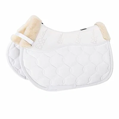 Abbildung von Eskadron Schabracke Glossy Evo Wool Dressur Weiß Warmblut