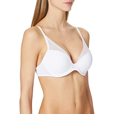 Abbildung von Chantelle DAY TO NIGHT, Sehr Bedeckender Bügel BH, Damen Unterwäsche, Weiß, 90G