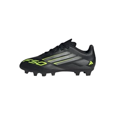 Abbildung von adidas Performance F50 CLUB Unisex Fußballschuh Nocken für Kinder, Größe: 28, Core black/iron coloured/lucid lemon Schuhe