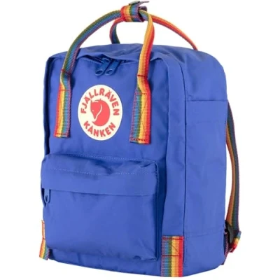 Abbildung von Fjällräven Kanken Rainbow MINI CITY Tagesrucksack, Damen, Größe: One Size, Cobalt blue