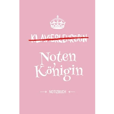 Abbildung von Klavierlehrerin Notenkönigin: Notizbuch als Geschenk für A5 / liniert Klavier Piano Lehrerin Geschenke zum Danke sagen, Geburtstag oder Weihnachten