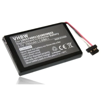Abbildung von vhbw Akku kompatibel mit Navigon VW/Volkswagen 70/71 VW UP GPS Navigation Navi (700mAh, 3,7V, Li Polymer)