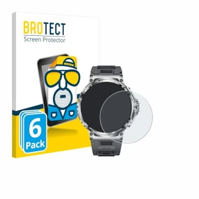 Abbildung von BROTECT Entspiegelungs Schutzfolie für Smartwatch V69 1.85&quot; (6 Stück) Matte Displayschutz Folie, Anti Reflex, Fingerprint