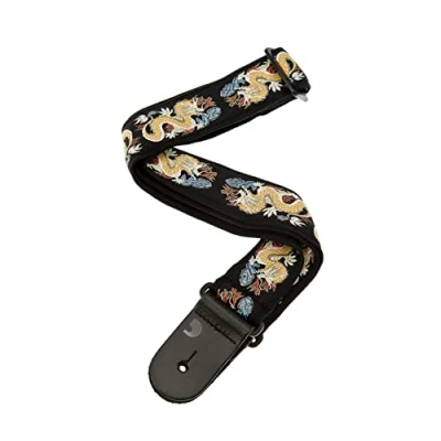 Abbildung von Planet Waves 50F08 Gewebegurt Nylongewebe Dark Side Collection Dragon Länge: 1500mm Breite: 50mm
