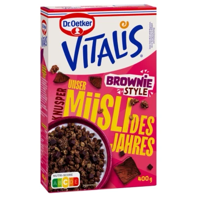 Abbildung von Dr. Oetker Vitalis Unser Müsli des Jahres Knusper Brownie Style