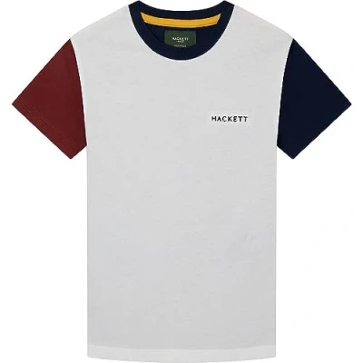 Abbildung von Hackett London Jungen Heritage Multi Tee T Shirt, White (Antique White), 9 Years