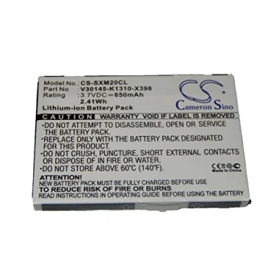 Abbildung von vhbw Akku kompatibel mit Siemens Gigaset M2, M2EX, M2 EX, Plus, M3 schnurlos Festnetz Telefon (750mAh, 3,7V, Li Ion)