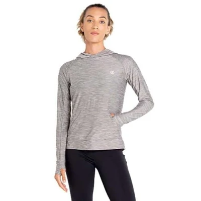 Abbildung von Dare 2b Sprint City Damen Sportsweatshirt. hellgrau
