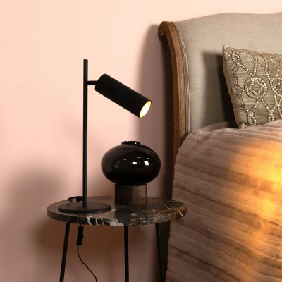 Abbildung von LUCIDE CLUBS Tischlampe 1xGU10 Schwarz