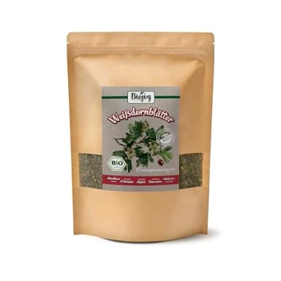 Abbildung von Biojoy BIO Weißdorn Tee (250 g), Weißdornblätter geschnitten, Hawthorn Tea (Crataegus Monogyna)
