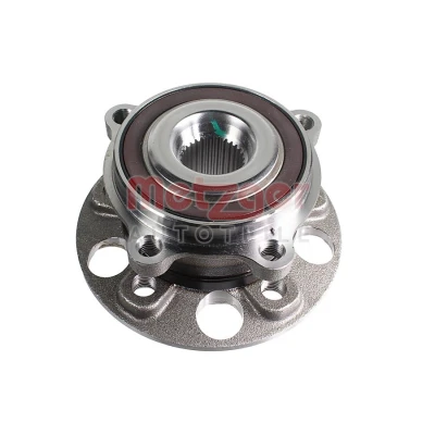 Abbildung von METZGER WM 2364 Radlagersatz Hinterachse mit Radnabe, integriertem magnetischen Sensorring 148mm MERCEDES BENZ: EQS