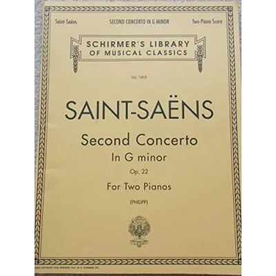Abbildung von Concerto No. 2 in G Minor, Op. 22: Two Pianos, Four Hands: Schirmer Library of Classics Volume 1405 Nfmc 2024 2028 Selection 4 Hands