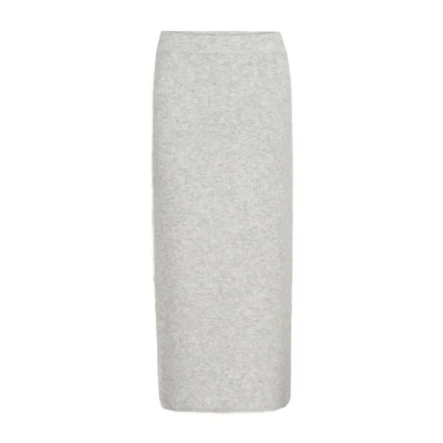 Abbildung von Kaffe Francis Maxirock, Damen, Größe: XL, Light grey melange
