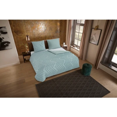 Abbildung von PURE luxury collection Bettwäsche &quot;Zigzag&quot;, Mikrofaser, 135x200, 2 Teilig, Pflegeleicht, Reißverschluss, Luxe, Uni
