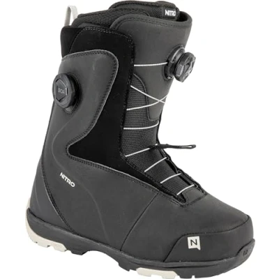 Abbildung von Nitro Damen Cypress Boa Dual &#039;24 All Mountain Freestyle Schnellschnürssystem Boot Snowboardboot, Black, MP 25.0 // EU 38 2/3 US WMN 7,5