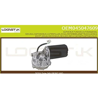 Abbildung von CASCO CWM39609GS Scheibenwischermotor 24V vorne