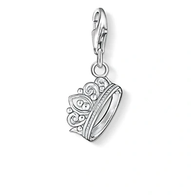 Abbildung von Thomas SABO Krone Anhänger silvercolored, Damen, Größe: One Size, Silver colored