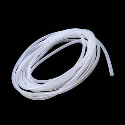 Abbildung von iMeistek Silikonschlauch 2mm ID x 4mm OD 4 Meter, Flexibler Lebensmitteltaugliche Schlauch Wasser Luft Rohr Transparent