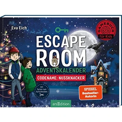 Abbildung von Codename: Nussknacker. Ein Escape Room Adventskalender: Gamebuch für Kids mit Seiten zum Aufschneiden Das Original: Der neue Adventskalender von Eva Eich Kinder