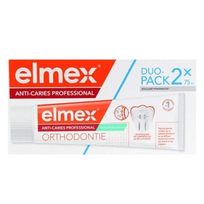 Abbildung von Elmex Zahnpasta Anti Karies Professional Junior 2 x 75 ml Packung