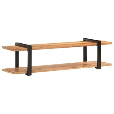 Abbildung von vidaXL Akazienholz Massiv TV Schrank Lowboard Möbel Tisch Board Sideboard Fernsehtisch Fernsehschrank HiFi Couchtisch 160x40x40cm