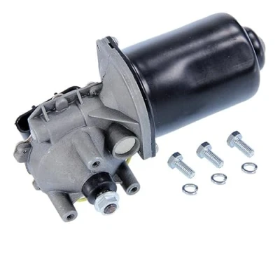 Abbildung von BESTPRICE Scheibenwischermotor 12v vorne, Wischermotor Frontscheibe inkl. Anbaumaterial