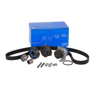 Abbildung von SKF VKMC 01148 2 Wasserpumpe + Zahnriemensatz mit Dichtungen Stehbolzen 160 VOLKSWAGEN: Caddy 3 Kastenwagen, Passat B7 Kasten / Kombi kfzteile,
