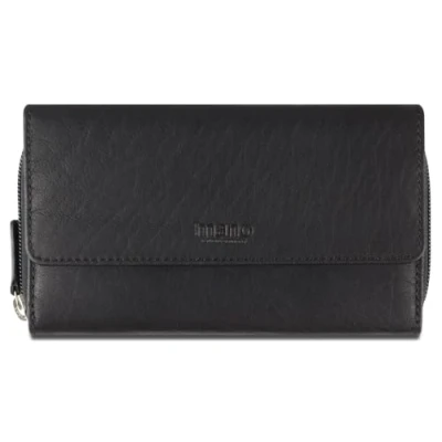 Abbildung von mano Don Simon Damengeldbörse 18 cm schwarz