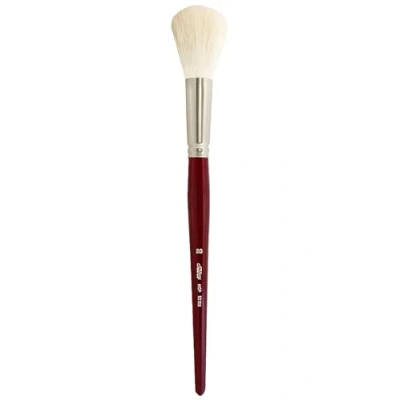 Abbildung von Silver Brush Limited 5518S Mop Weißer Runder Pinsel, Ölpinsel, Pinsel Acrylfarbe und Aquarell, Kurzer Griff, Größe 20