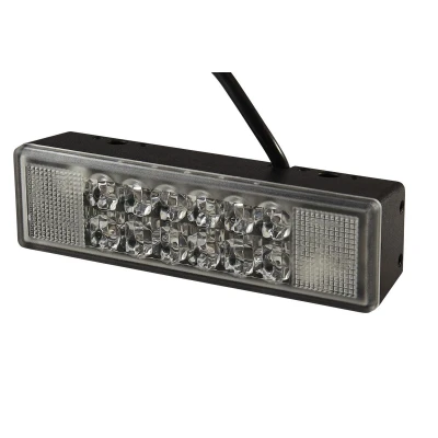 Abbildung von HELLA Rundumleuchte LED Warnleuchte Blitzleuchte 12V gelb Schraubanschluss/Einbau Kabel: 800mm Stecker: offene Kabelenden Menge: 2 2XD 008 997 011