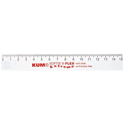 Abbildung von Kum Lineal L01 Softie Flex Extreme 15cm farbig sortiert