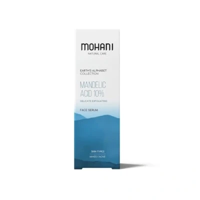 Abbildung von Mohani Glättender Gesicht Serum mit 10% Mandelsäure und Niacinamid Feuchtigkeitsserum zur Regulierung der Sebumproduktion für Mischhaut Akne Haut (30ml)