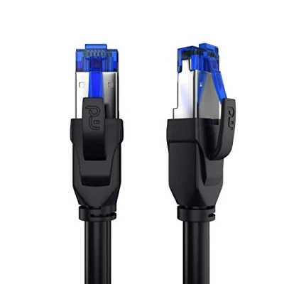 Abbildung von Primewire Cat 8.1 Netzwerkkabel 40 Gbits 5m Meter LAN Kabel Patchkabel Datenkabel 8 High Speed Gigabit Ethernet Cable 40000 Mbits S/FTP PIMF RJ45 Stecker 6 7 komp.