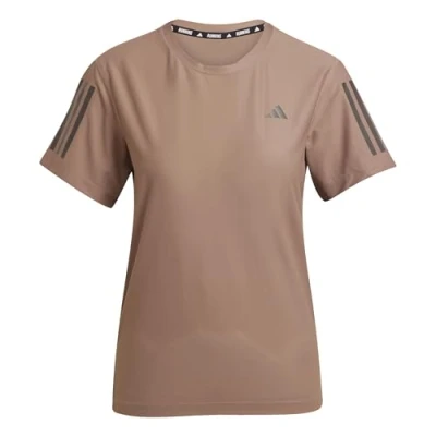 Abbildung von adidas Damen Own The Run Base Tee, Trace Brown, S