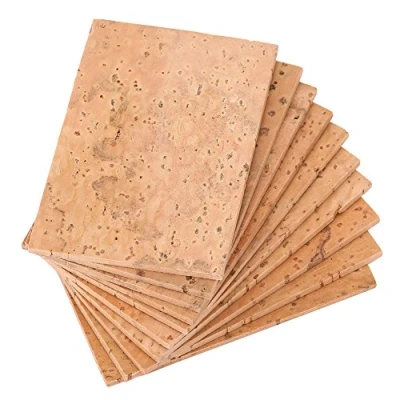 Abbildung von 10Pcs Saxophon Kork, Korkplatten Platte Hals Reparatur Korkplatte Kork Blätter 60 * 40 2mm