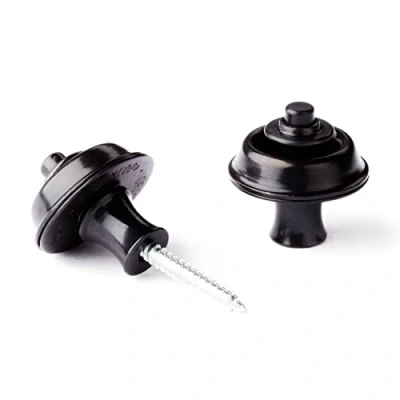 Abbildung von JIM DUNLOP Straplok Original Schwarz 2 Stück, Gürtelbefestigung