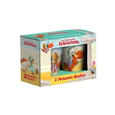 Abbildung von Der kleine Drache Kokosnuss Melaminbecher Set: 2er Set