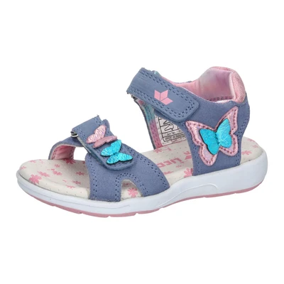 Abbildung von LICO Riemensandalette für Kinder, Größe: 25, Blau rosa Schuhe