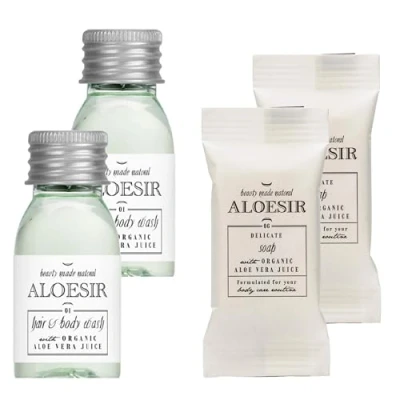 Abbildung von Hotel Set Aloesir Shampoo&amp;Duschgel 600 Stk. und Seife 15g in Papier 500