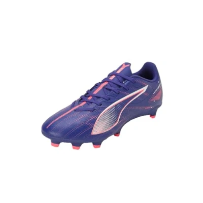 Abbildung von Puma Ultra 5 PLAY FG/AG Fußballschuh Nocken, Herren, Größe: 42.5, Lapis lazuli/white/sunset glow Schuhe