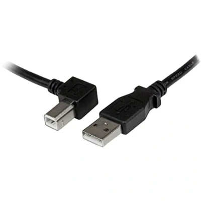 Abbildung von StarTech.com 3m USB 2.0 A auf B Kabel links gewinkelt St/St Druckerkabel