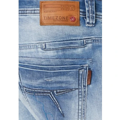 Abbildung von Timezone Jeans Straight Leg, Herren, Größe: 38, Antiquebluewa