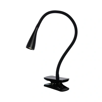 Abbildung von LUCIDE ZOZY Klemmleuchte LED Dim. 1x3W 3000K 3 StepDim Schwarz