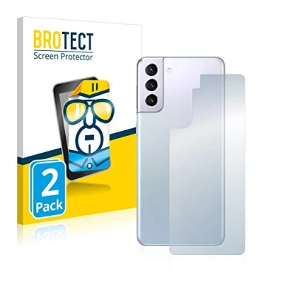 Abbildung von BROTECT (2 Stück Schutzfolie für Samsung Galaxy S21 Plus 5G (Rückseite) Displayschutz Folie Ultra Klar